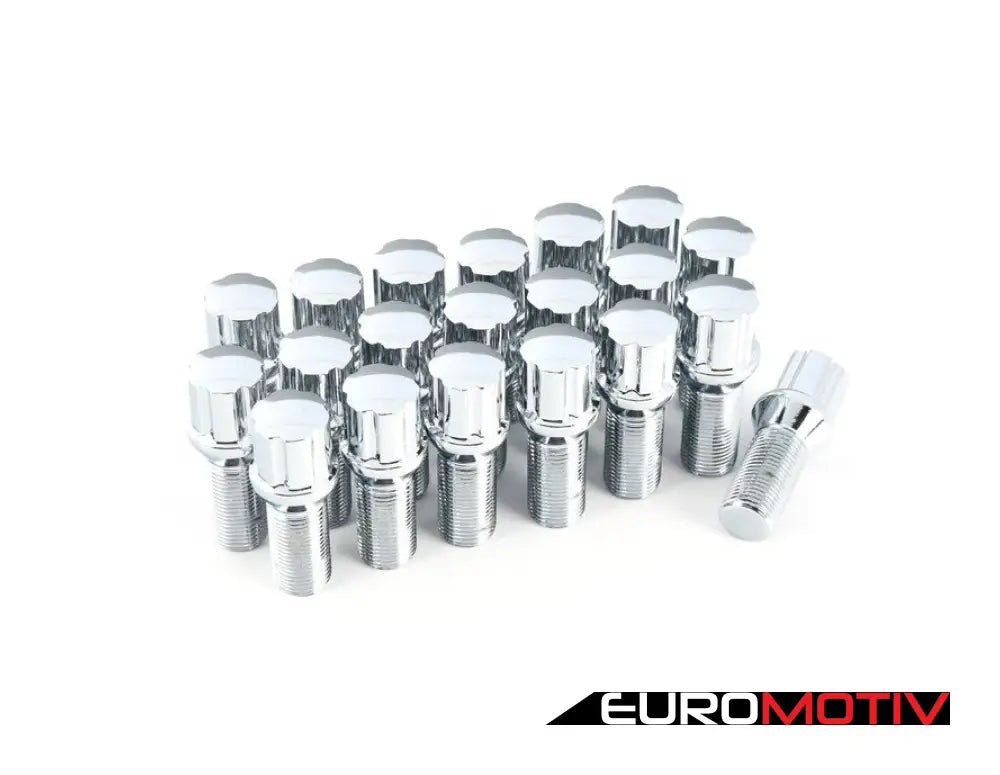 Conical Seat Tuner Spline Bolt Set - Standard Length Chrome