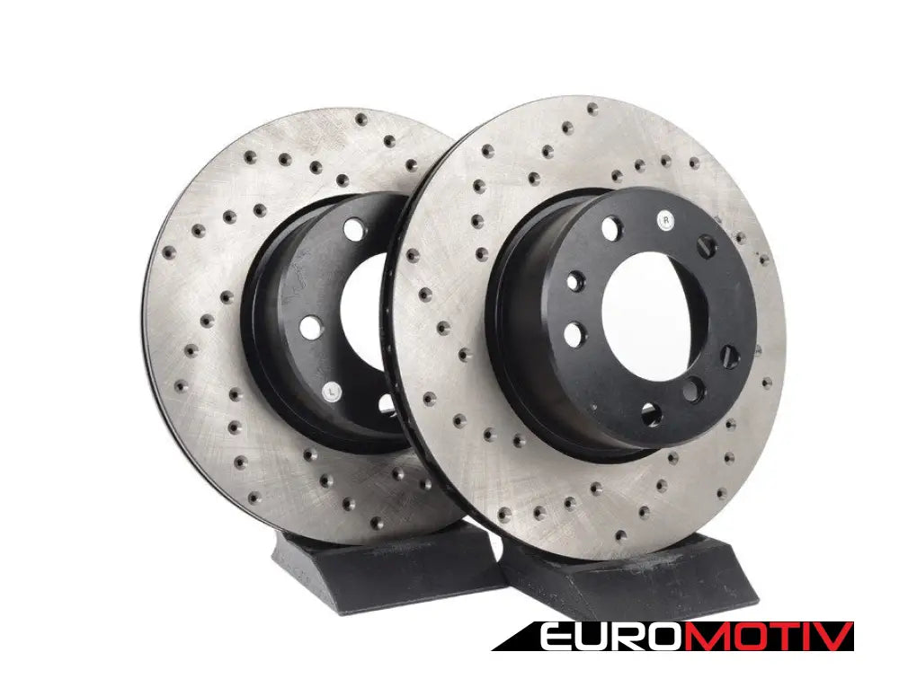 Cross-Drilled Brake Rotors - Front