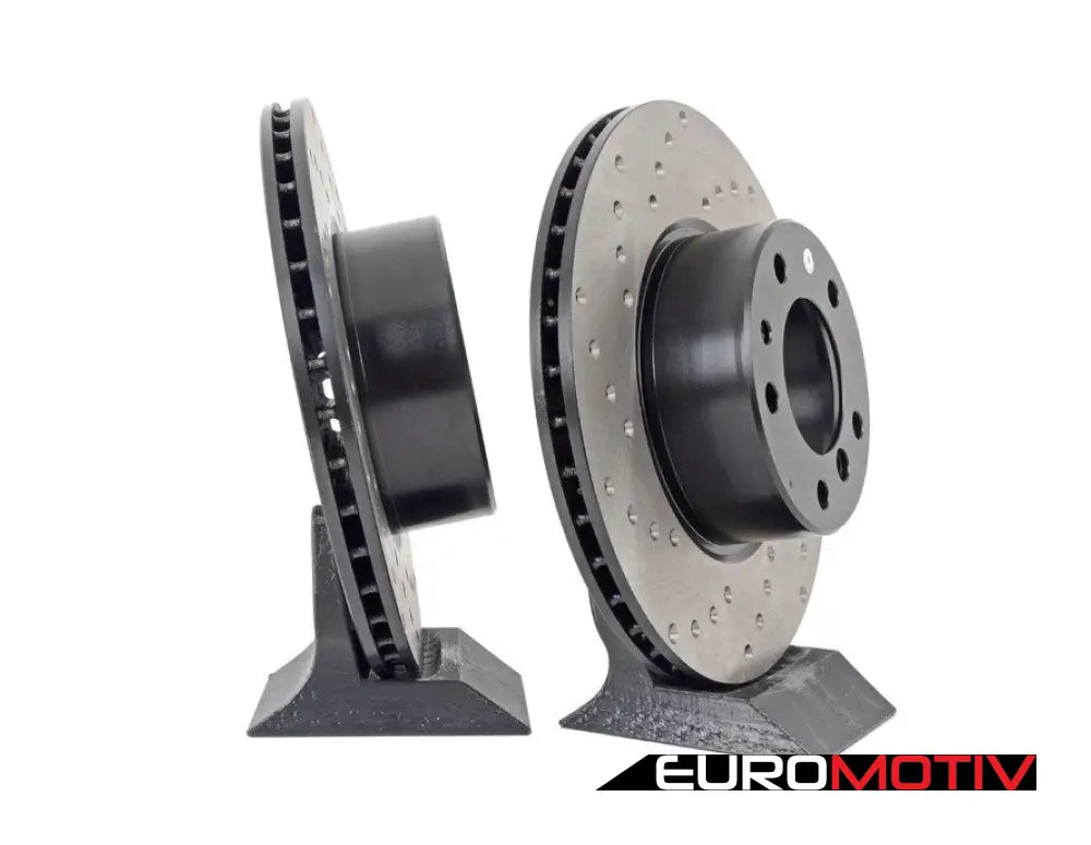 Cross-Drilled Brake Rotors - Front