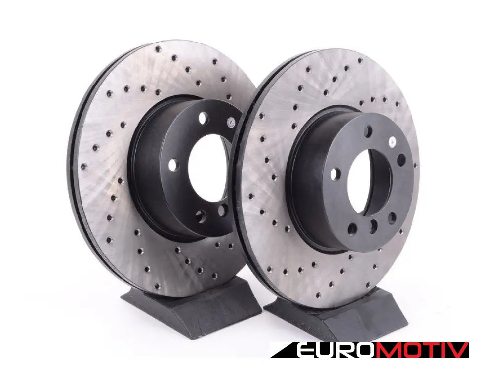 Cross-Drilled Brake Rotors - Front (312X24)