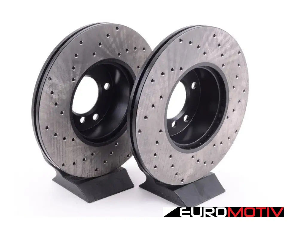 Cross-Drilled Brake Rotors - Front (312X24)