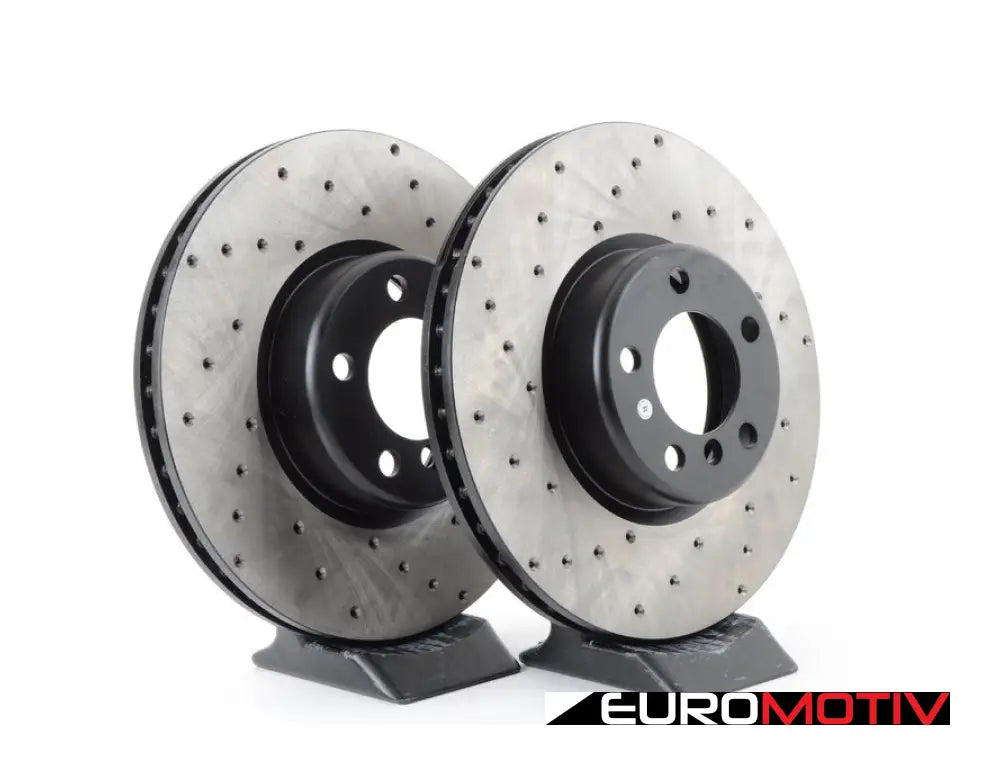 Cross-Drilled Brake Rotors - Front (340X30)