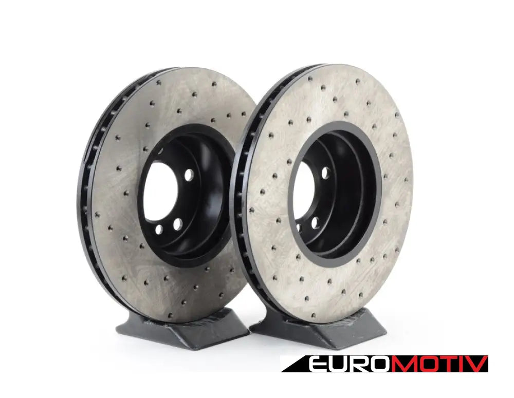 Cross-Drilled Brake Rotors - Front (340X30)