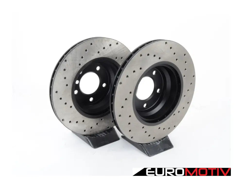 Cross-Drilled Brake Rotors - Front