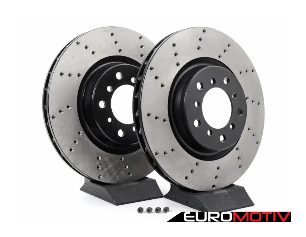 Cross-Drilled Brake Rotors - Front