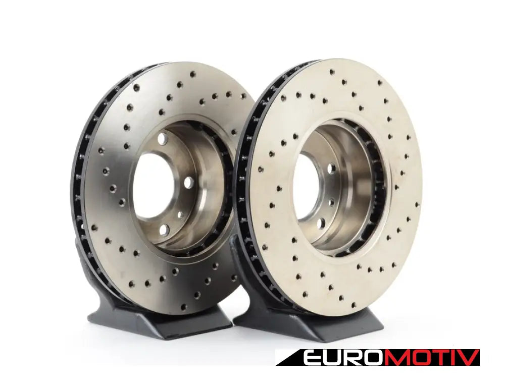 Cross-Drilled Brake Rotors - Front