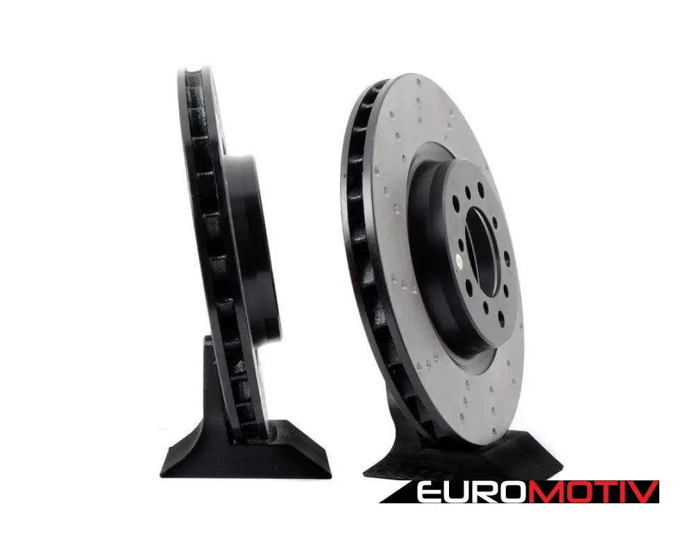 Cross-Drilled Brake Rotors - Front