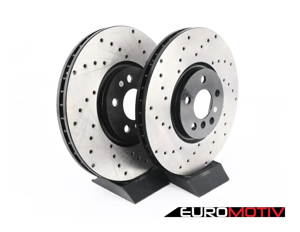 Cross Drilled Front Jcw Rotors - Pair 13.189’ (335X30)