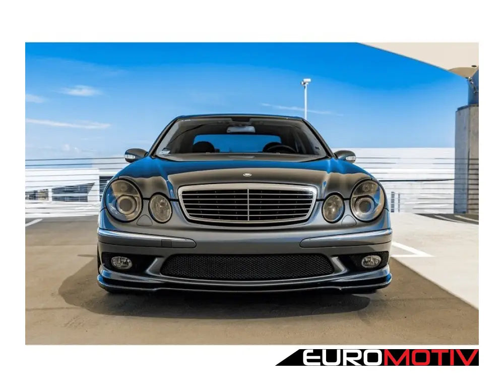 Cs Designed W211 E55 Carbon Fiber Front Lip Spoiler