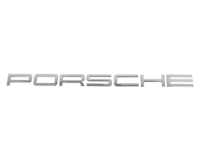 "PORSCHE" Logo - Galvano Silver