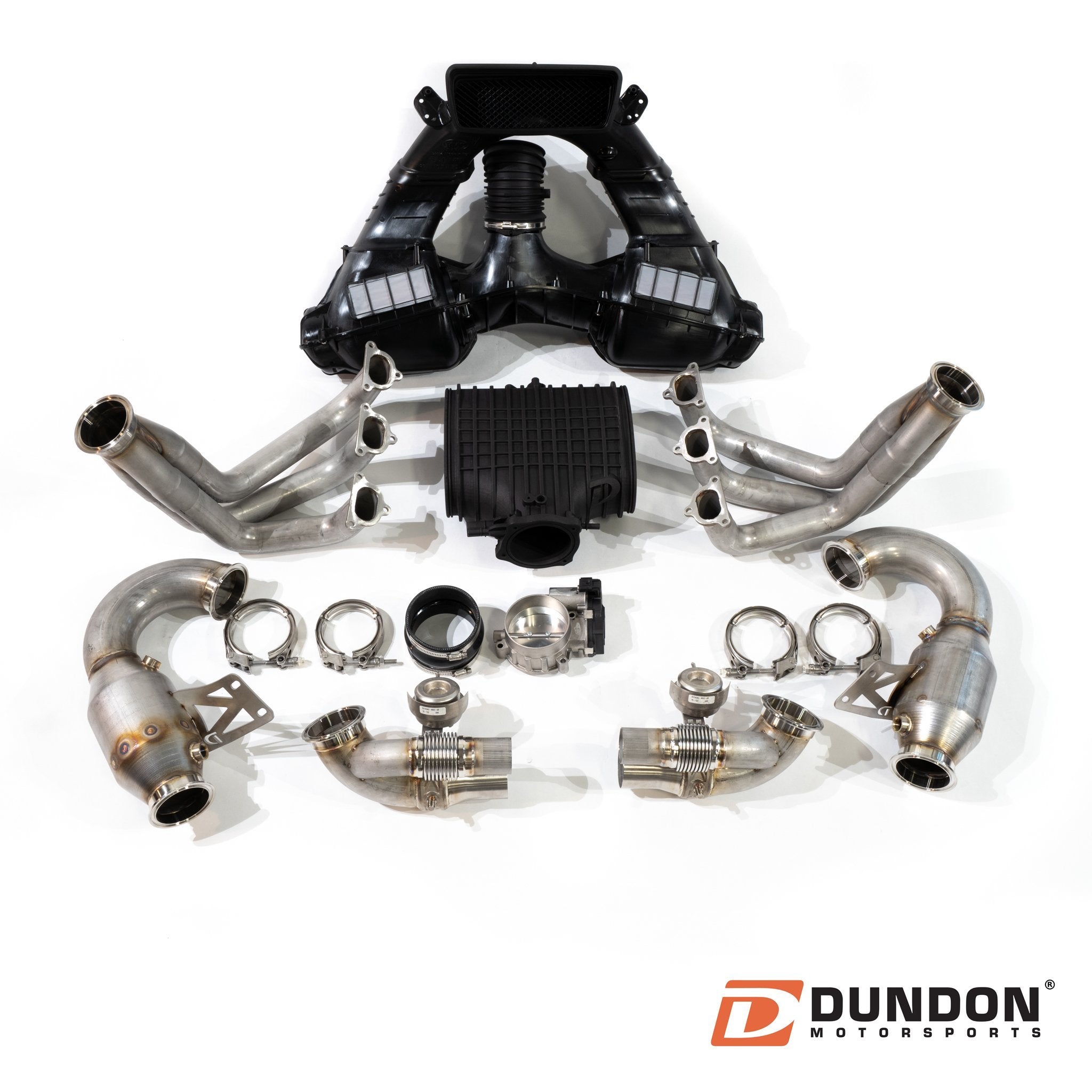 D3 Street Header/93mm Intake Kit/Optional Lifetime Muffler Power Package (2014-2016 991.1 GT3)