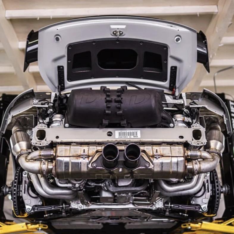 D3 Street Header/93mm Intake Kit/Optional Lifetime Muffler Power Package (2018-2019 991.2 GT3)