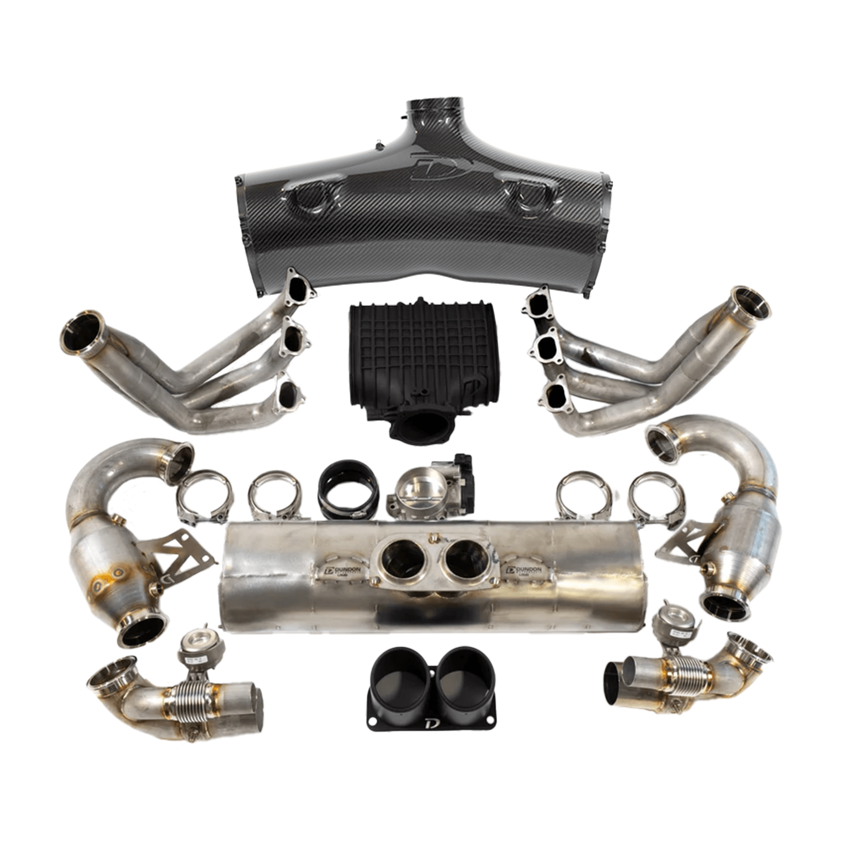 D3 Street Header/93mm Intake Kit/Optional Lifetime Muffler Power Package (2019-2020 991.2 GT3RS)