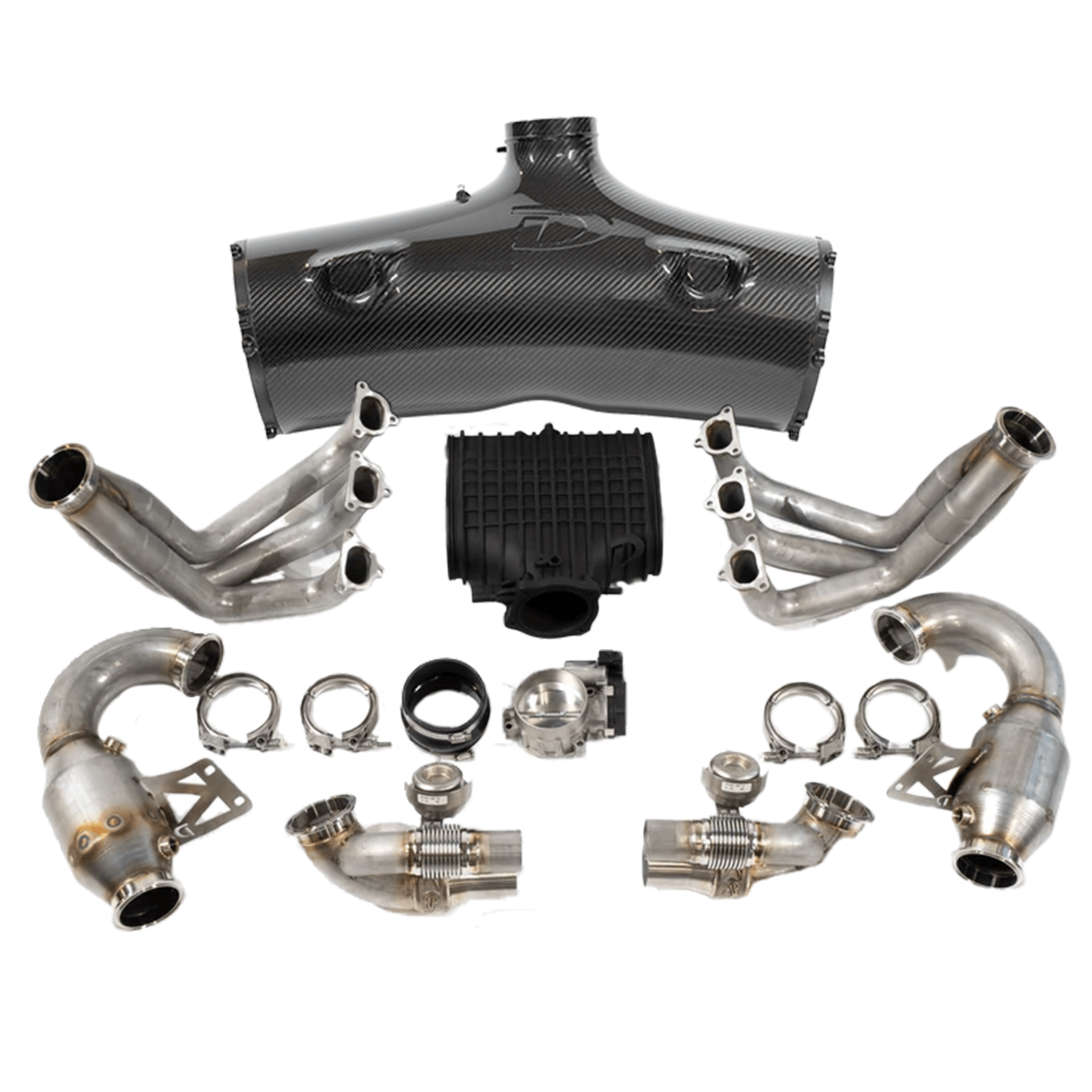 D3 Street Header/93mm Intake Kit/Optional Lifetime Muffler Power Package (2019-2020 991.2 GT3RS)