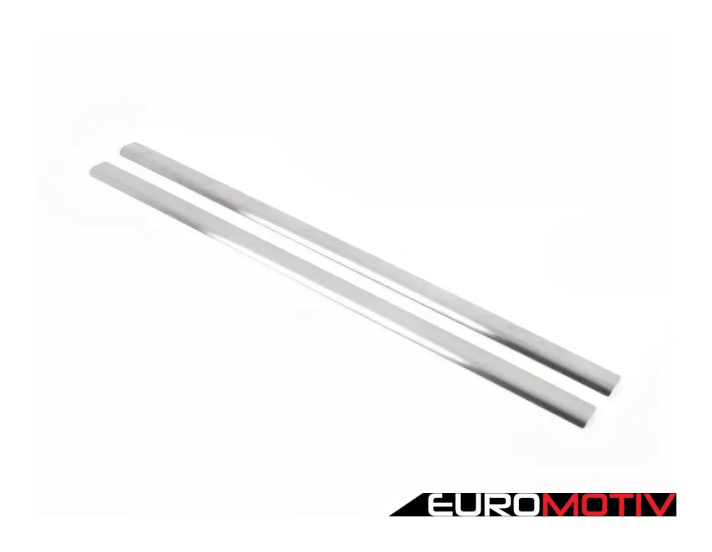 Door Sill Guard Set - Brushed