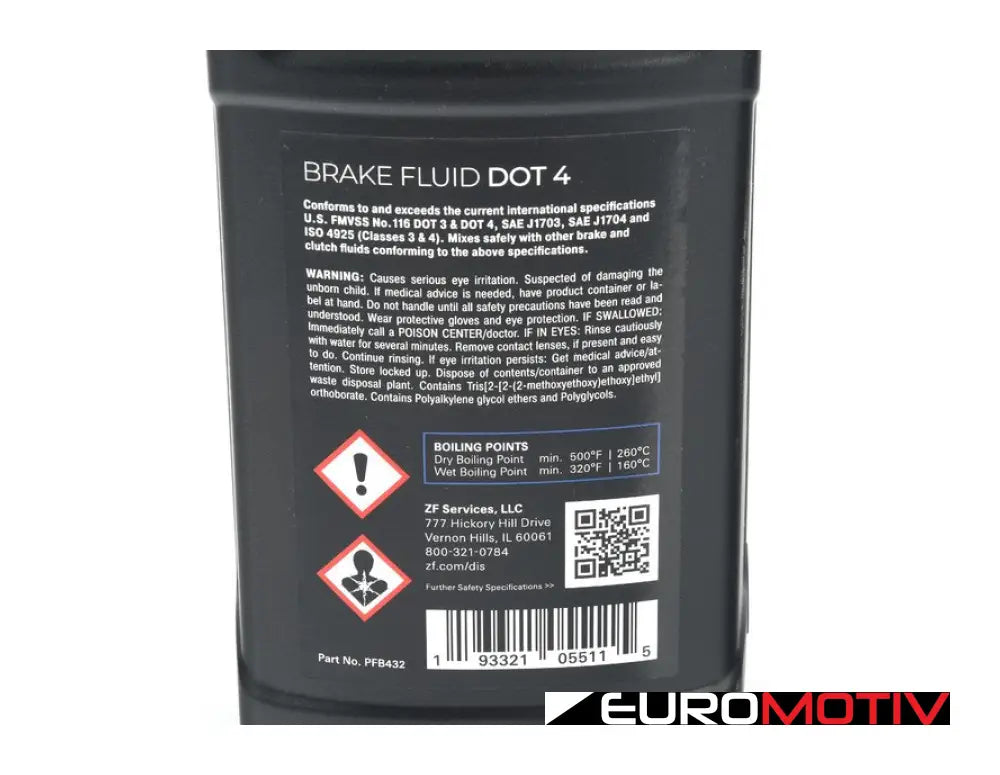 Dot 4 Brake Fluid - 1 Liter