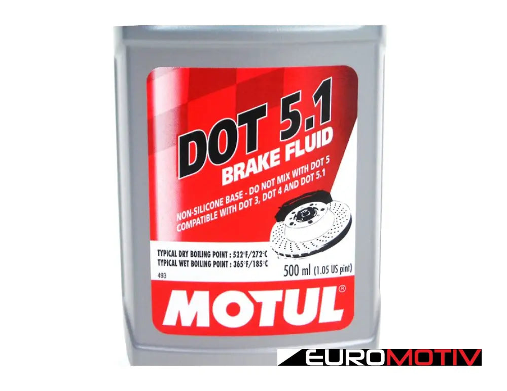 Dot 5.1 Synthetic Brake Fluid - 500Ml