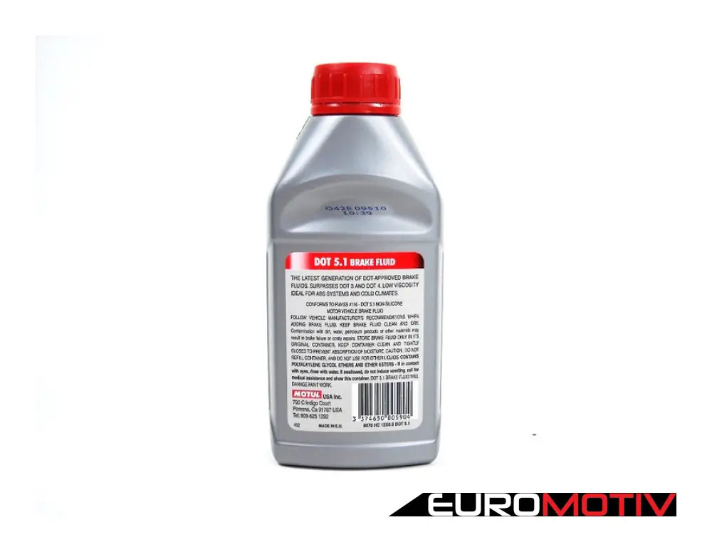 Dot 5.1 Synthetic Brake Fluid - 500Ml