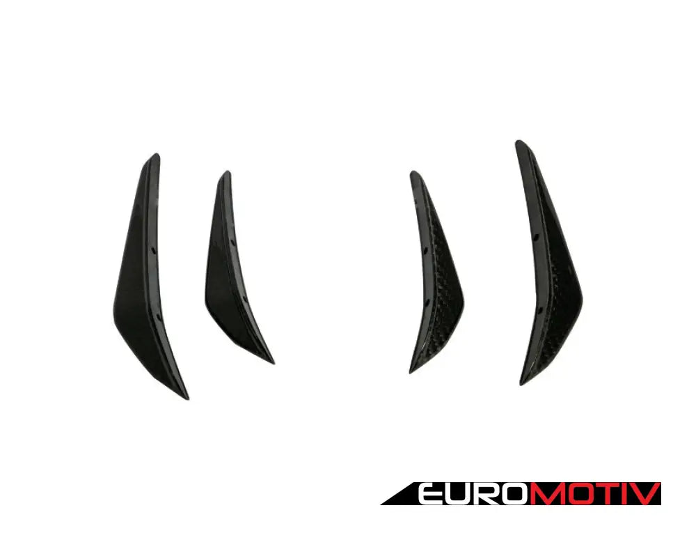 Dry-Carbon Fiber Front Bumper Canards