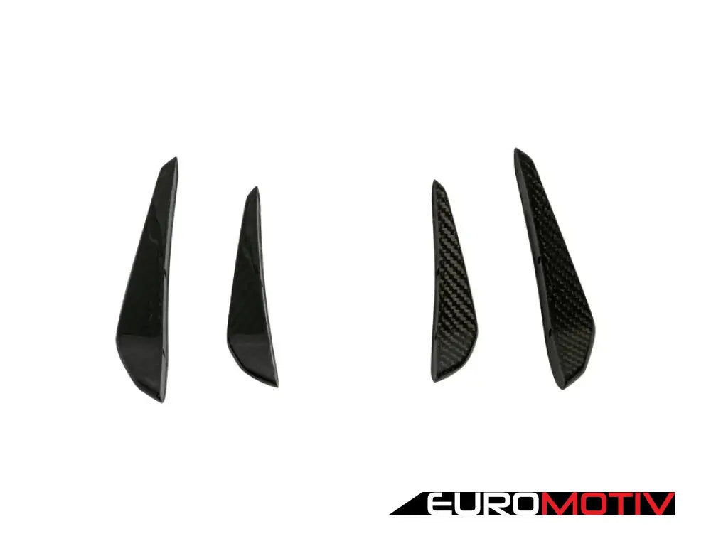 Dry-Carbon Fiber Front Bumper Canards