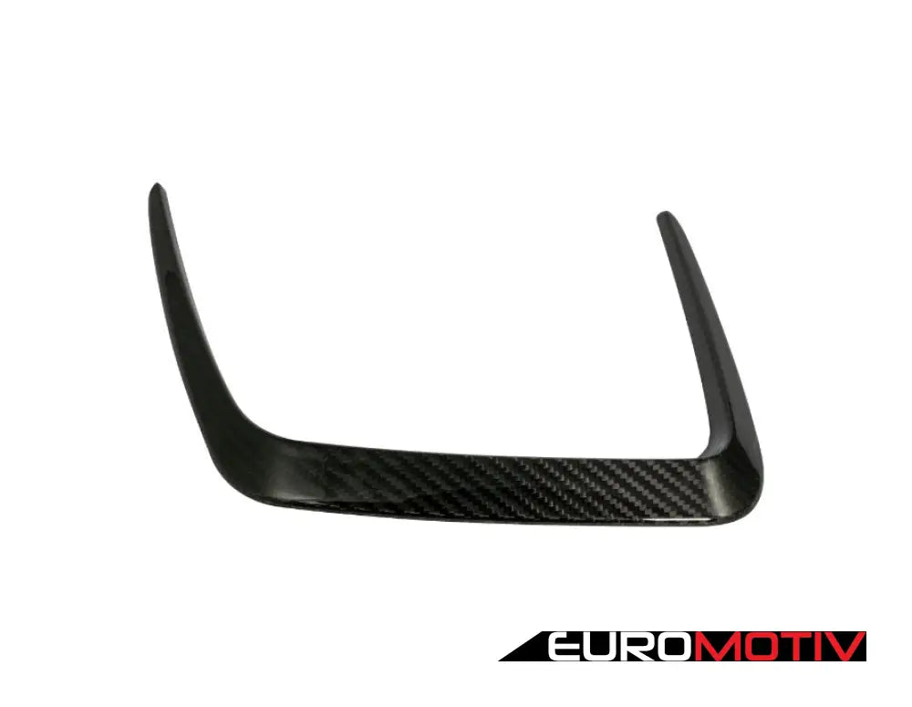 Dry-Carbon Fiber Hood Scoop Trim