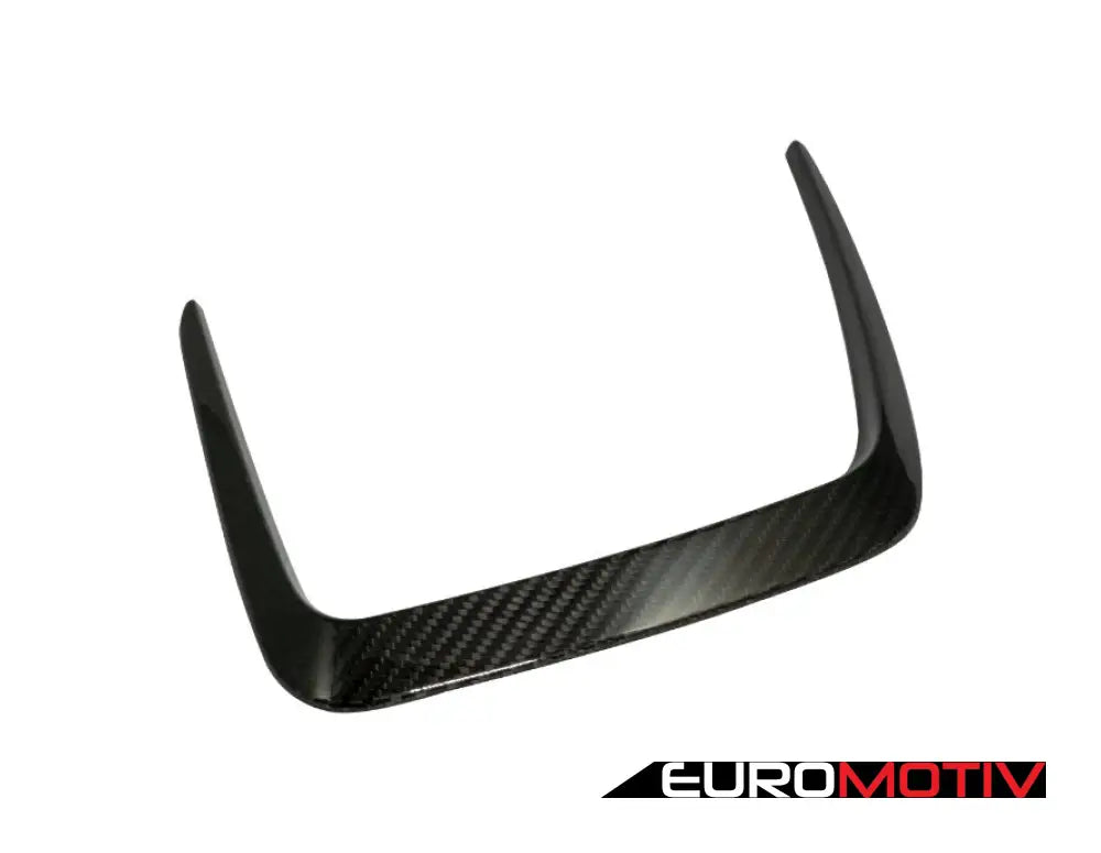 Dry-Carbon Fiber Hood Scoop Trim