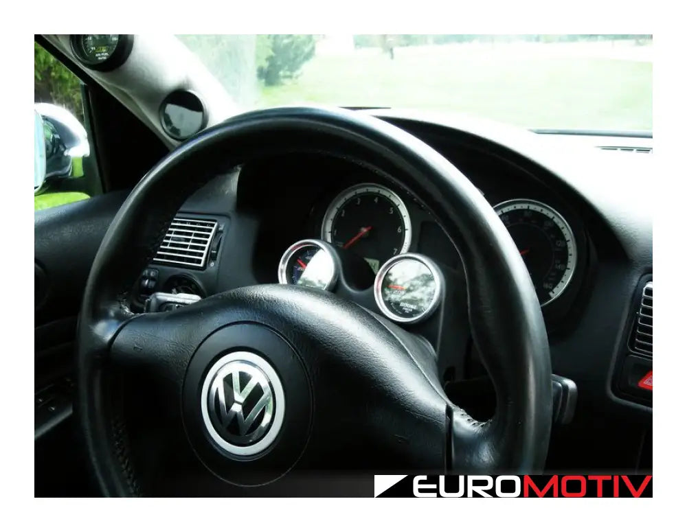 Dual Steering Column Gauge Pod Overlay