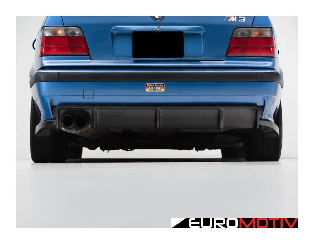 E36 M3 Turner Motorsport Abs Diffuser - Smooth Matte Black