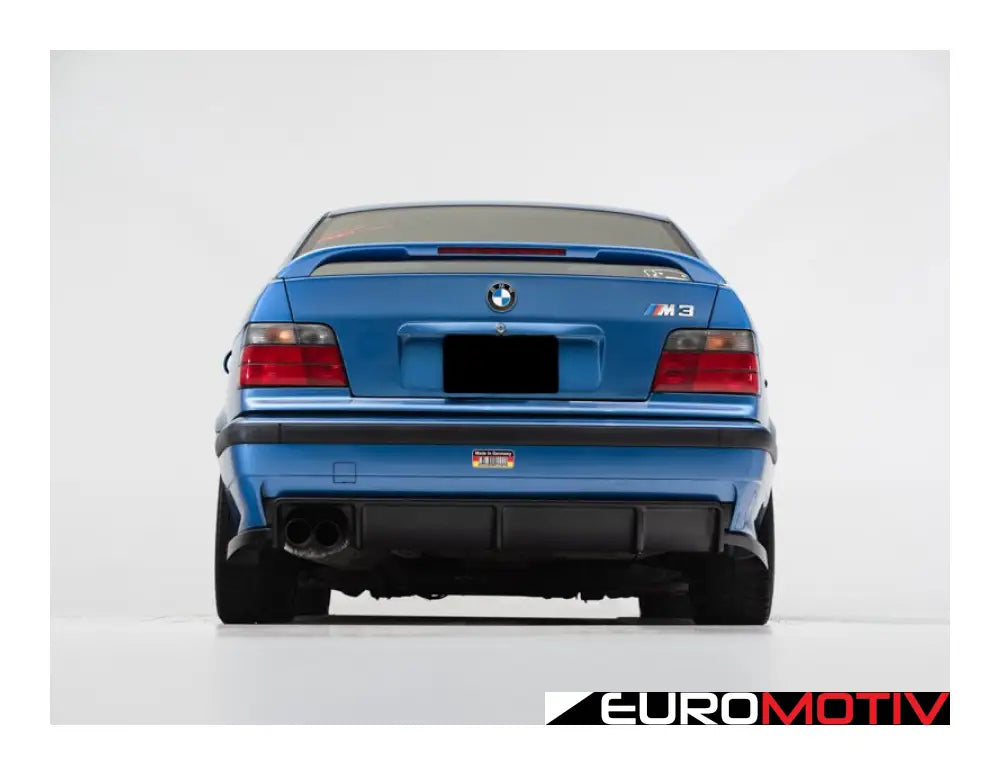 E36 M3 Turner Motorsport Abs Diffuser - Smooth Matte Black