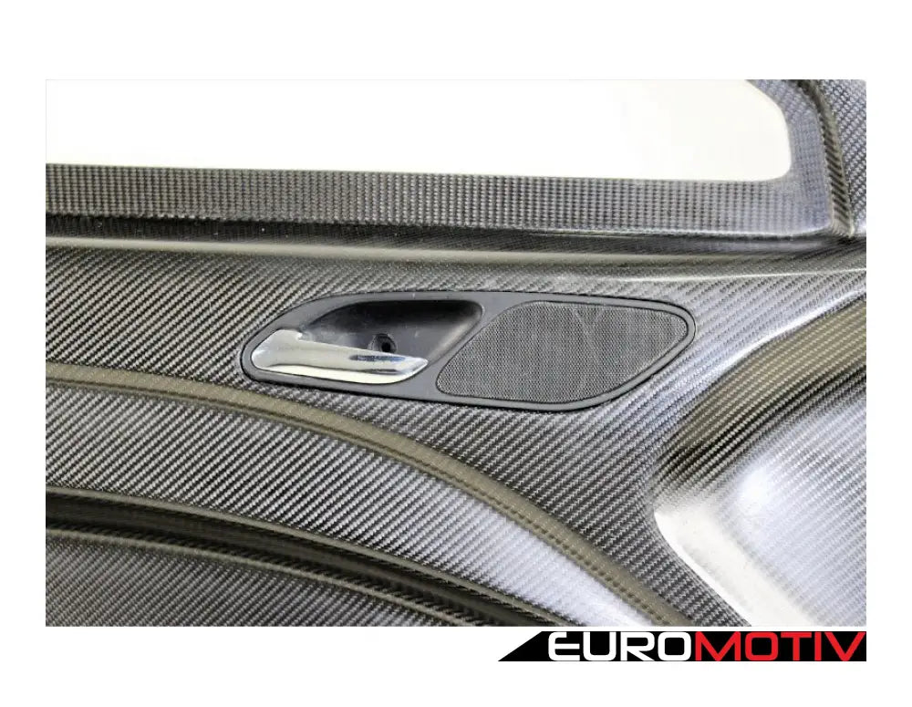 E46 Coupe Cf Race Door With Frame (Pair) - Gloss Interior & Primed Exterior Finish