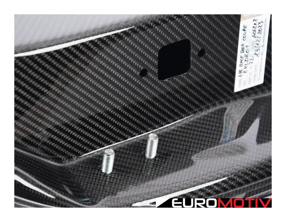 E46 Coupe Cf Race Door With Frame (Pair) - Gloss Interior & Primed Exterior Finish