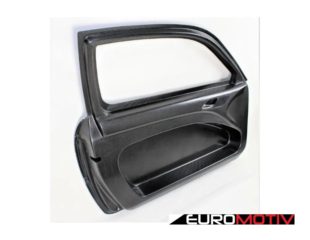 E46 Coupe Cf Race Door With Frame (Pair) - Gloss Interior & Primed Exterior Finish