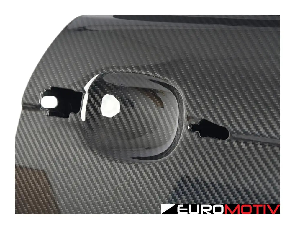 E46 Coupe Cf Race Door With Frame (Pair) - Matte Interior & Varnish Exterior Finish