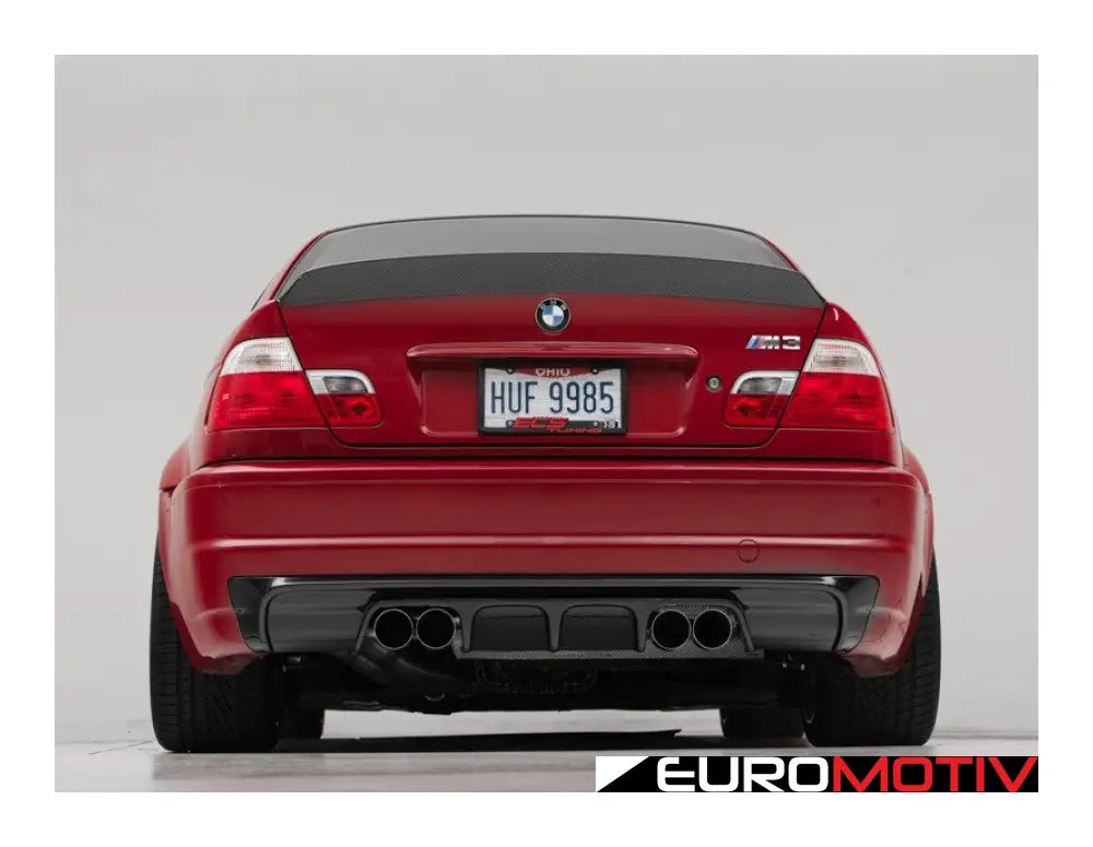 E46 M3 Turner Carbon Fiber Diffuser