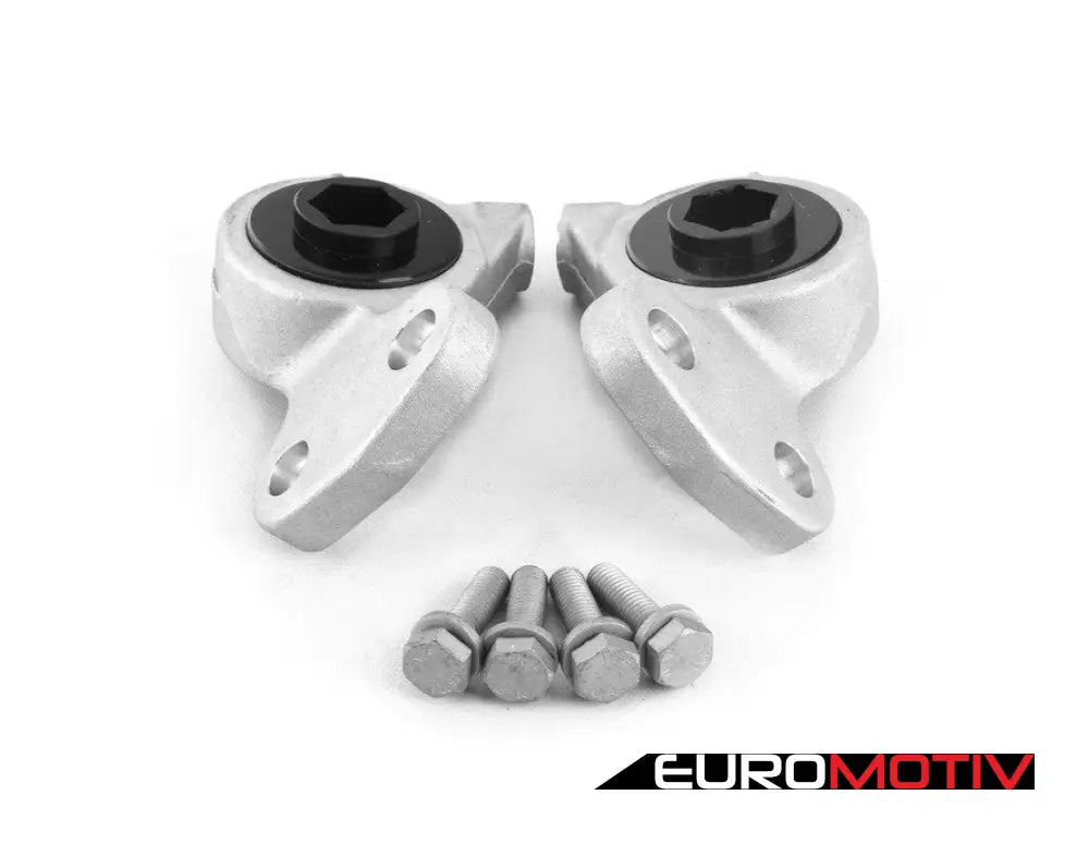 E46 M3 Turner Motorsport Polyurethane Front Control Arm Bushings - 95A Pre-Installed In Brackets