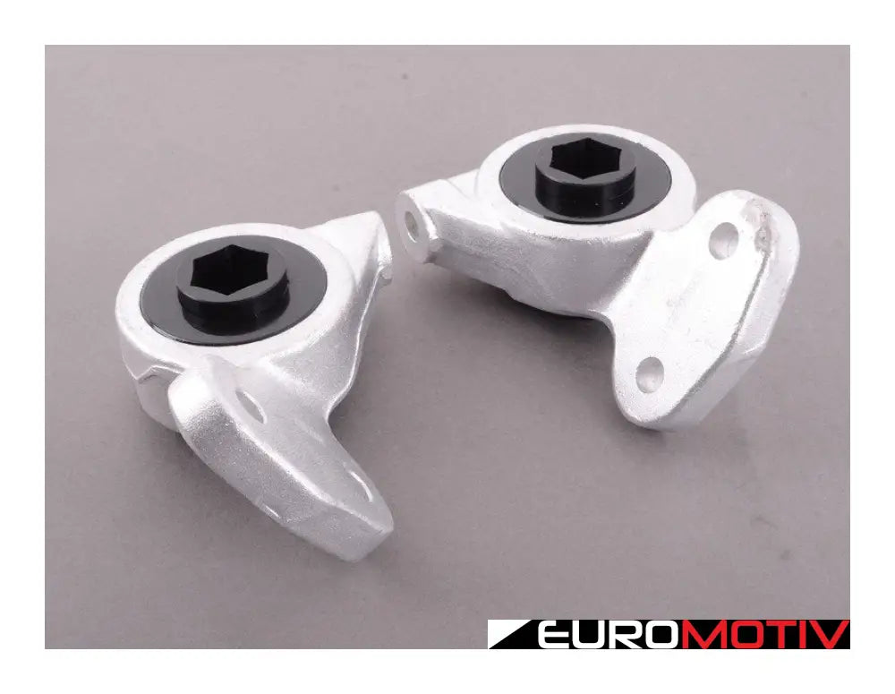 E46 M3 Turner Motorsport Polyurethane Front Control Arm Bushings - 95A Pre-Installed In Brackets