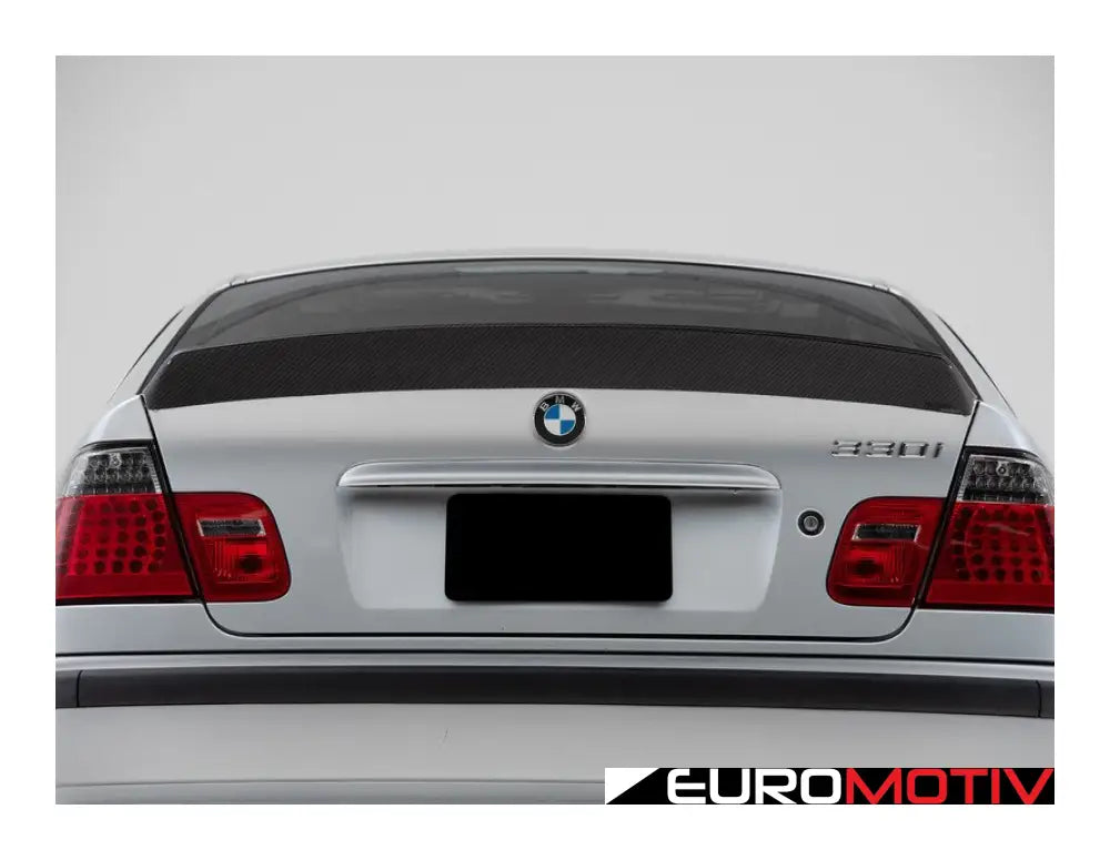 E46 Sedan Carbon Fiber High Kick Spoiler