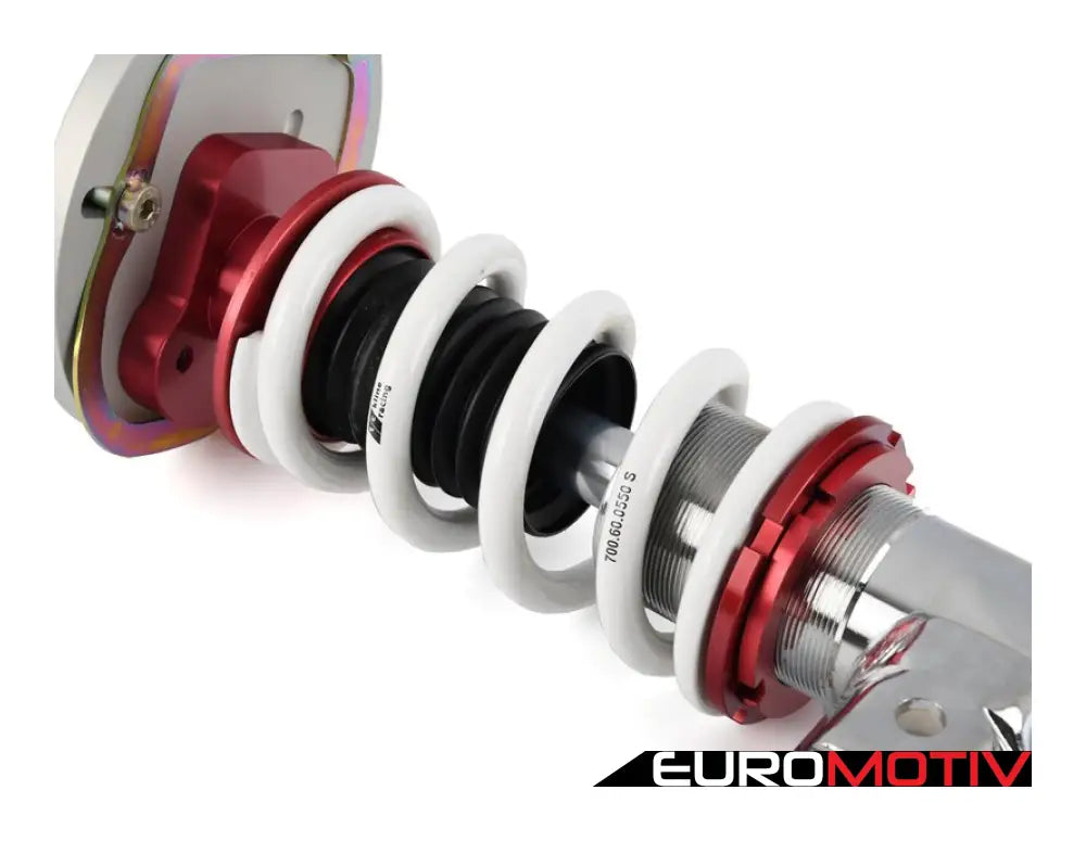 E46 Tckr Single Adjustable Coilover Kit - Fs 550# Rs 600# Monoball Rear Shock Mounts