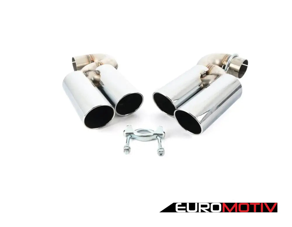 E70 X5 Supersprint 90Mm Quad Exhaust Tips (Fits With Muffler)