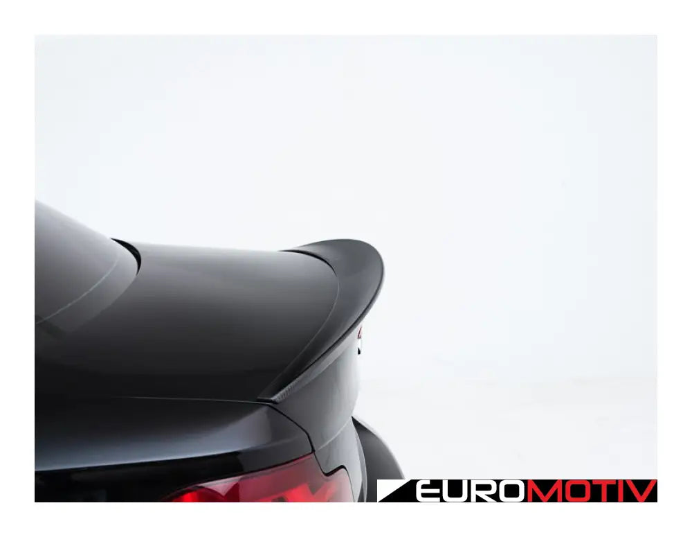 E82 High Kick Carbon Fiber Trunk Spoiler