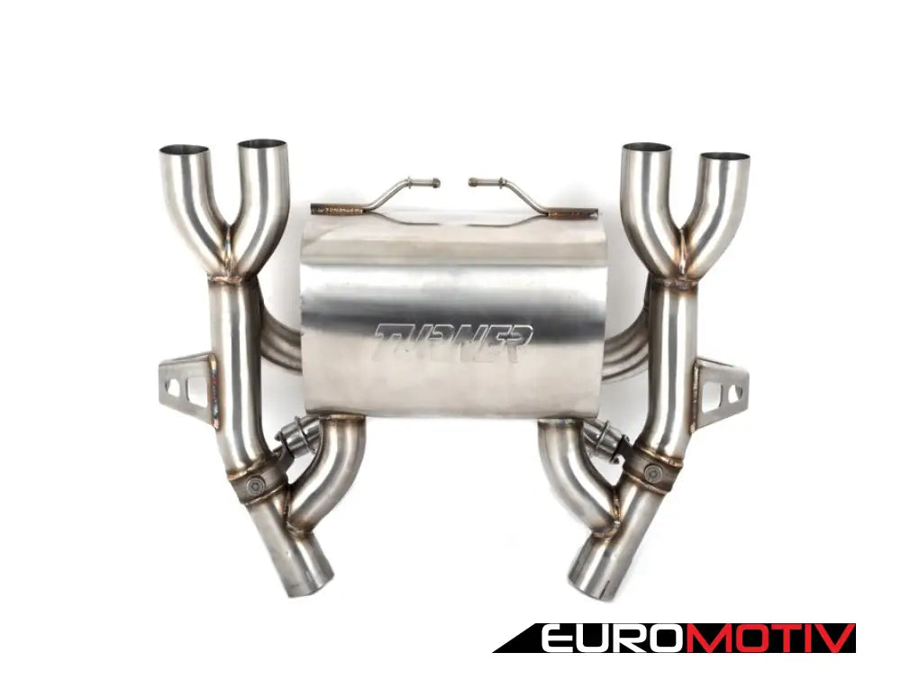 E90 E92 M3 Turner Motorsport Stainless Steel Valved Axle Back Exhaust - Brushed Tips