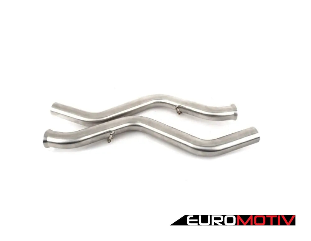 E90 E92 M3 Turner Motorsport Stainless Steel Valved Axle Back Exhaust - Brushed Tips