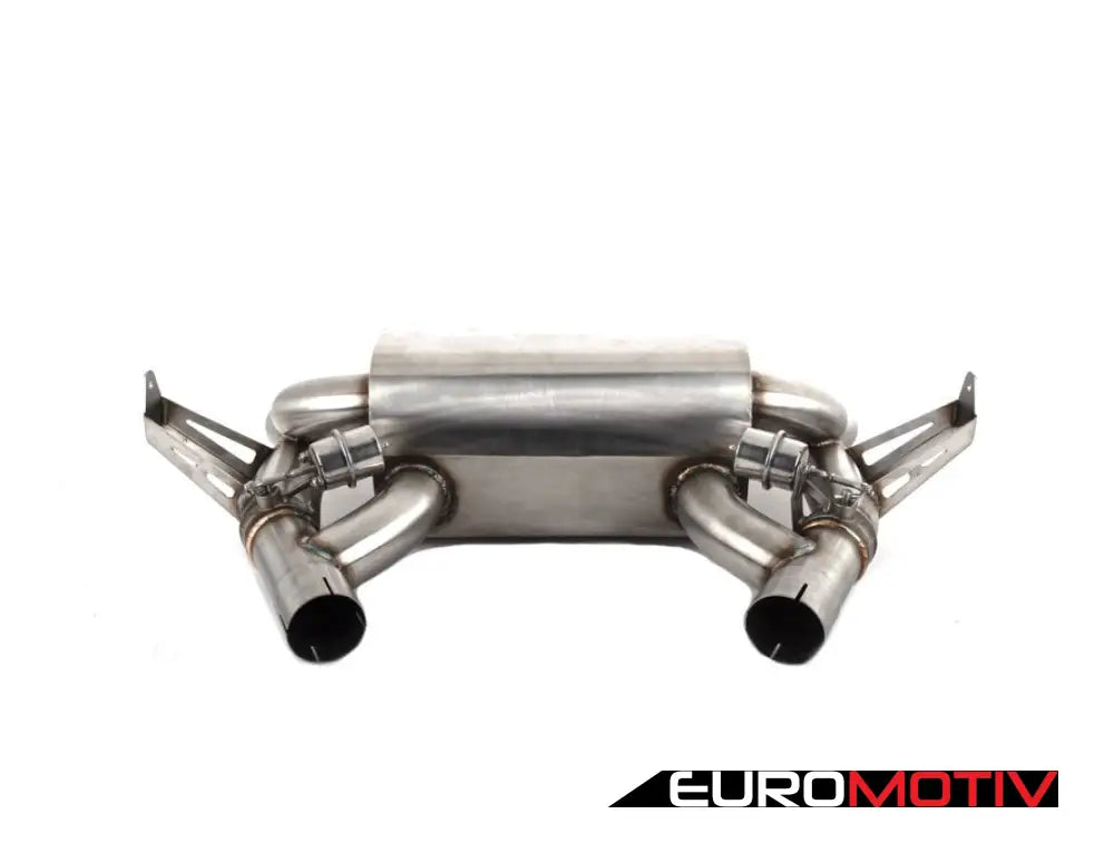 E90 E92 M3 Turner Motorsport Stainless Steel Valved Axle Back Exhaust - Brushed Tips