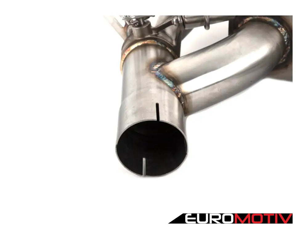 E90 E92 M3 Turner Motorsport Stainless Steel Valved Axle Back Exhaust - Brushed Tips