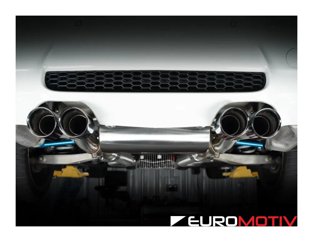 E90 E92 M3 Turner Motorsport Stainless Steel Valved Axle Back Exhaust - Brushed Tips