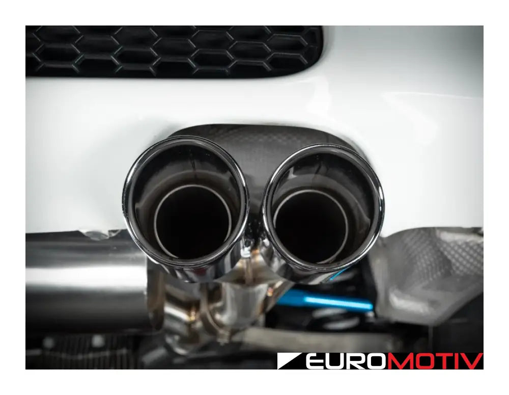 E90 E92 M3 Turner Motorsport Stainless Steel Valved Axle Back Exhaust - Brushed Tips