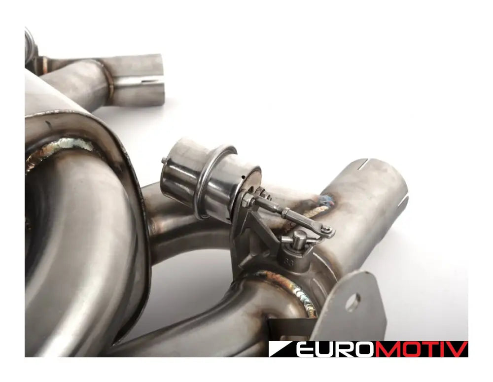 E90 E92 M3 Turner Motorsport Stainless Steel Valved Axle Back Exhaust - Brushed Tips