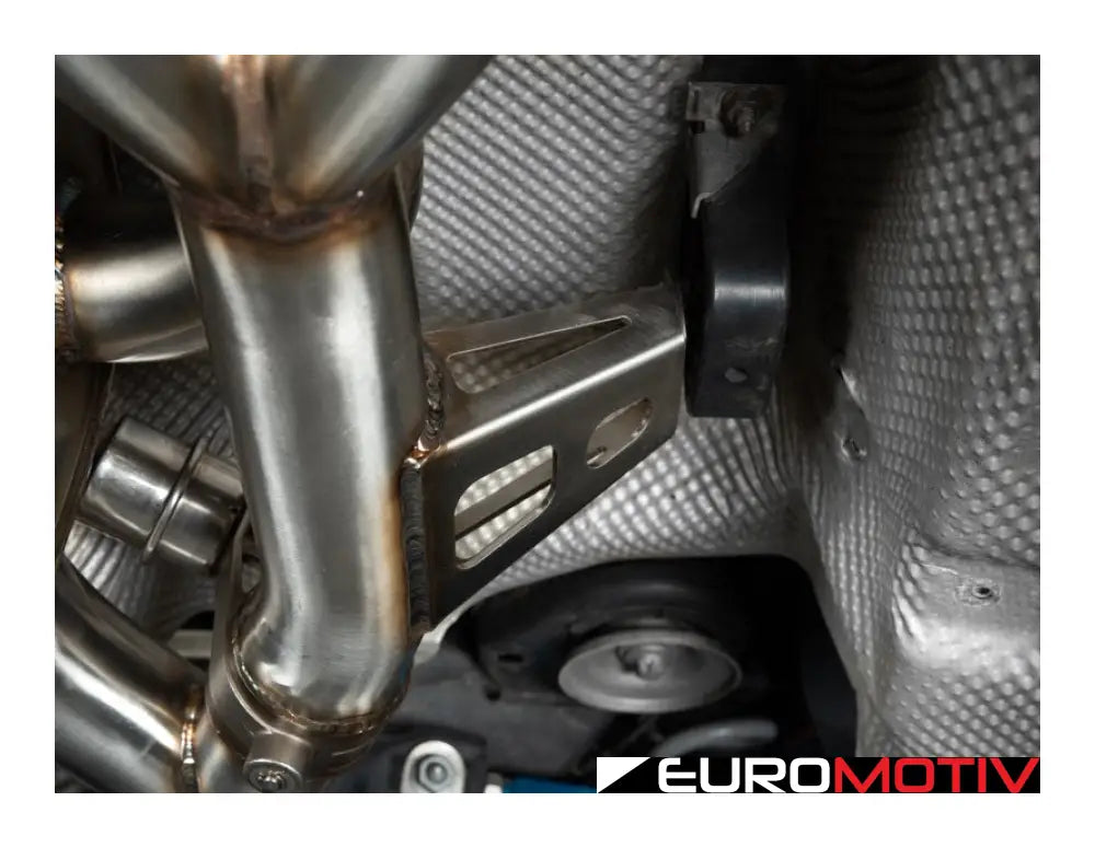 E90 E92 M3 Turner Motorsport Stainless Steel Valved Axle Back Exhaust - Brushed Tips