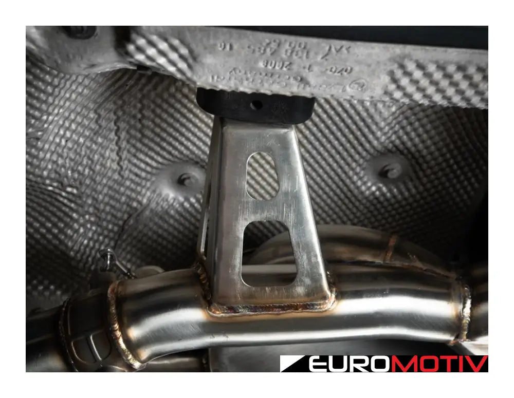 E90 E92 M3 Turner Motorsport Stainless Steel Valved Axle Back Exhaust - Polished Tips