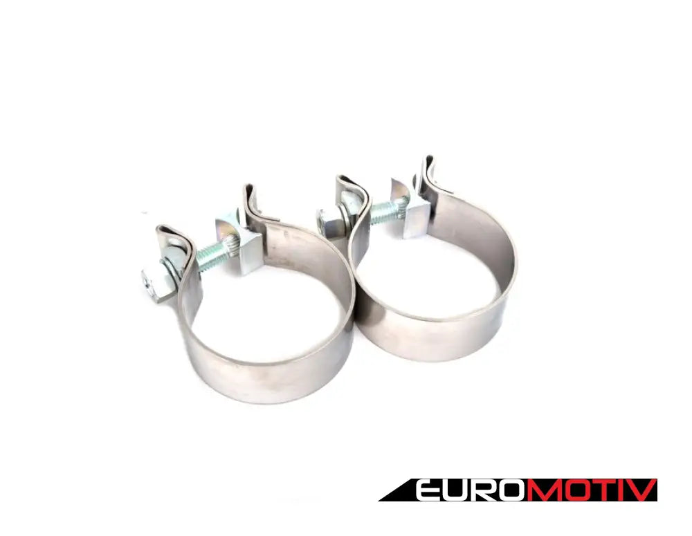 E90 E92 M3 Turner Motorsport Stainless Steel Valved Axle Back Exhaust - Polished Tips